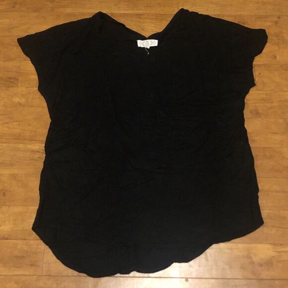 Pink Rose Tops - Pink Rose Pocket T-Shirt Size L